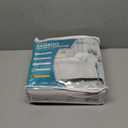 PlushDeluxe Premium Bamboo Mattress Protector  King Size, Waterproof, & Ultra Soft Breathable Noiseless Washable Bed Mattress Cover for Comfort & Protection - White