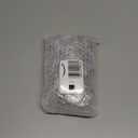 PH PandaHall Blank Photo Insert Keychains, 60 Sets Acrylic Photo Snap in Keychain 1.6 Inch Round Custom Blank Photo Keyring DIY Picture Frames for Double-Sided Photos, Clear