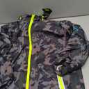 Waterproof Hooded Jacket for Boys Girls,Kids Raincoats Outdoor Windbreaker Dinosaur Rain Jacket 12-14Y
