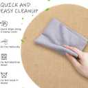 Kochorie 50 Pieces Burlap Placemats 15 Inch Round Reusable Brown Table Mats Natural Jute Fibers Placemats Bulk Circle Rustic Table Decorations for Dining Wedding Holiday Farmhouse Supplies