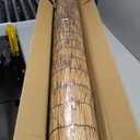 Natural Reed Fencing,4FT X 16.4FT Reed Screen Balcony Reed Fence Bamboo Screen Fencing for Outdoor Backyard PatioBrown