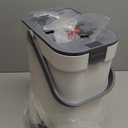 HoMettler Mop and Bucket Set, Flat Mop and Bucket System with Separate Dirty and Clean Water, 3-Compartment Wall Cleaner Mop, Flat Mops for Floor Cleaning with 8 Microfiber Pads