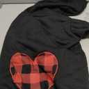 Dog Hoodie Sweater for Dogs Pet Clothes Buffalo Plaid Dog Hooded Sweatshirt Warm and Soft Breathable Cozy(XL)