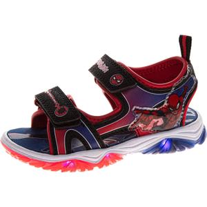 Disney Kids Cars Toy Story Mickey Spiderman Sonic Sandal LED Light Up Slides Toddler/Little Kid/Big Kid