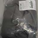 RYB HOME Short Curtains Gray Half Window Curtains for Bedroom, Privacy Curtain Tiers for Windows, Energy Saving Drapes for Bathroom Kitchen Basement, Wide 42 x Long 36 inches per Panel, Grey, Set of 2