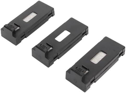 3PCS Drone Battery 2600MAH 3.7V, Drone Battery Long Life Rechargeable Replacement for E88max E99max P8 a13 a15 k6max k9max k10max k12max k706 k708 s1s