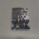 Smseace 110Pcs 6-Sizes Hex Acorn Cap Nuts Assortment Kit - M3/ M4/ M5/M6/M8/M10 Bolt Cover Caps for Protection, Indoor and Outdoor Nylon Screw Covers