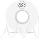Humphrey's Craft 1/8 Inch White Double Faced Satin Ribbon - 50 Yards Variety of Color for Crafts Gift Wrapping DIY Bows Decoration Sewing and Invitation Card.