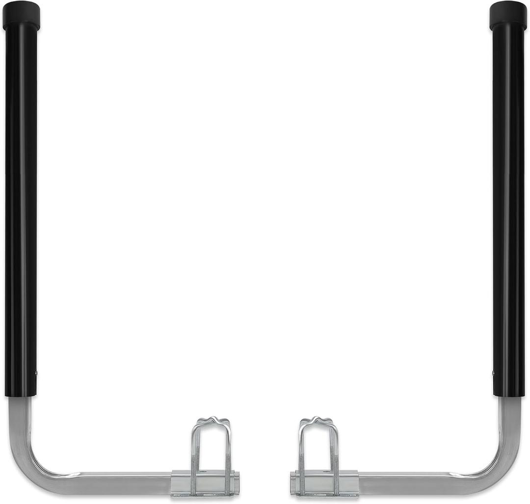 JY PERFORMANCE Boat Trailer Guide-ons, 40"/48" Adjustable, Rustproof Electro-Galvanized Steel Trailer Guide ons, Trailer Guides with White PVC Pipes, for Ski Boat, Fishing Boat, Sailboat Trailer 2PCS