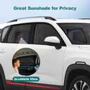 XCBYT Car Window Shades, Car Window Covers to Block UV and Heat, Car Window Screen for Privacy Protection with Elastic Breathable Mesh, Car Window Bug Screens for Camping Napping Dressing (XW-FWZ-A)