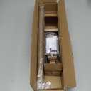 Wooden Curtain Rods for Windows 32-45inches Curtain Rod Diameter 1 Inch, Wood Decorative Treatment Single Window Rods - Square Imitation Wood Grain Finial 1 Pack