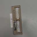 V-MORO Resin Band Compatible with Apple Watch Series 10/11, Women Fashion Strap for iWatch Series 6/5/4/3/2/1/SE, Lightweight Bracelet Wristband Replacement, Ivory White-Rose Gold 38mm/40mm/41mm/42mm