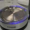 Cosori Electric Kettle, No Plastic Contact With Water, Wide Mouth For Easy Cleaning, Auto Shut Off, 1.7L Tea Kettle & Hot Water Boiler, Water Heater & Teapot, Borosilicate Glass, Black, 1500W (1.8 Quarts)