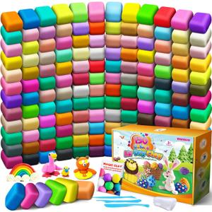 Air Dry Clay 150 Colors, Modeling Clay for Kids, DIY Molding Magic Clay for with Tools, Toys Gifts for Age 3 4 5 6 7 8+ Years Old Boys Girls Kids