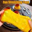 2PCS Crunchy Pudding Squishy Stress Ball, Slow Rising Fidget Squishy Toys, 2.4 x 2.4 inches