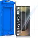 2 Pack HD Screen Protector for Samsung Galaxy S25 Ultra, High Definition Clarity Protective Film, 100% Fingerprint Unlock, 9h+ Tempered Glass, Automatic Dust Removal, Military-Grade Protection