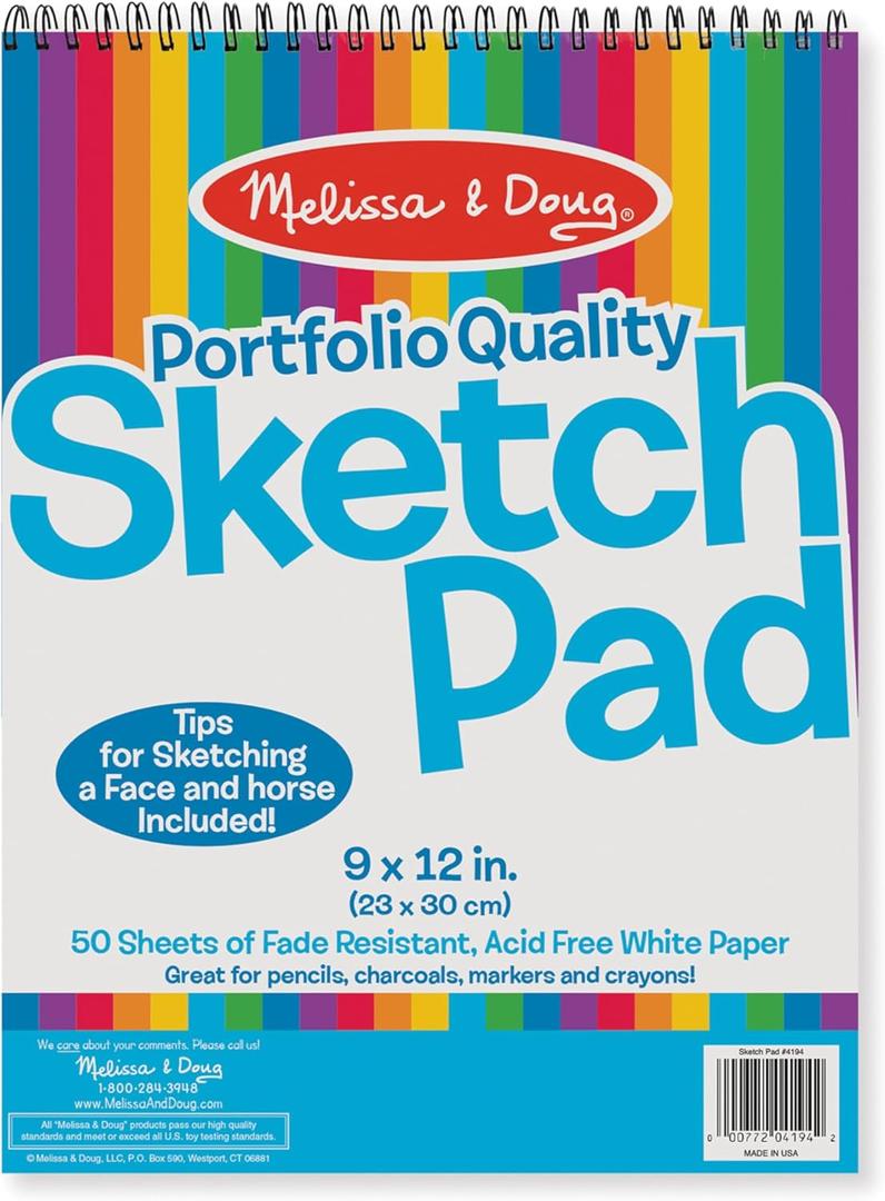 Melissa & Doug Sketch Pad (9) - FSC Certified