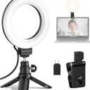 InnoGear Video Conference Light, 5" 60 LED On-Camera Video Lights for Monitor Desk LED Streaming Lighting with Desk Tripod Selfie Zoom Lighting for Computer Camera Webcam Laptop Podcast, Recording
