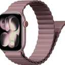 Magnetic Sport Bands for Apple Watch Band 40mm 38mm 41mm 42mm 44mm 45mm 46mm iWatch bands for Women Men,Silicone Loop Strap Wristband for Apple Watch Series 11 10 9 8 7 6 5 4 3 SE 3/2nd Ultra/3/2 49mm (05-Smoke Purple)