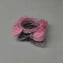 20 PCS Mouse Ears Headbands for Birthday Party Theme Park Costume Play Celebration for Boys and Girls (black,pink) (pink black) (Pink Black)