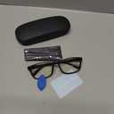 Blue Light Blocking Glasses Vintage Half Frame UV Clear Lens Anti Eyestrain Computer Gaming Glasses for Women Men