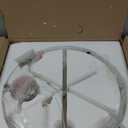 ML Lighting | Carruth Collection | 9508-MG | Indoor 8 Light Chandelier in Modern Gold | Kitchens, Dining Rooms, Living Rooms, Entryways, Hallways