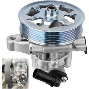 21-5495 Power Steering Pump with Pulley Compatible with Honda Accord EX EX-L LX LX-P LX-S SE 2008-2012 2.4L L4, Power Assist Pump Replace # 96-5495, 56100R40A02, 56100R40A03, 56100R40305