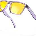 SIPHEW Night Driving Glasses for Women, Anti Glare Polarized Yellow Lens Night Vision Glasses for Nighttime/Rainy/Foggy.