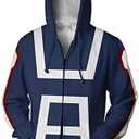 YUANTU Academia Hoodies Cosplay Costume Jacket Hoodies for Adult Unisex, XL