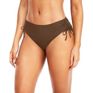 Daci Women Mid Waist Bikini Bottoms - Full Coverage Swim Bathing Suit Bottom Side Tied Swimsuit Bottoms, Size S Daci Women Mid Waist Bikini Bottoms - Full Coverage Swim Bathing Suit Bottom Side Tied Swimsuit Bottoms, Size S