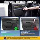 80994 Front Left Driver Side Armrest Repair Kit for 2010-2014 Chevy Suburban Tahoe Avalanche & GMC Yukon Interior Door Panel HandleDoor Release Handle is Above Door ArmrestBlack,GM 84127280
