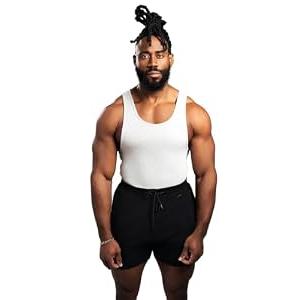 Ekkovision Beaters, Men's Tank Tops, Cotton Spandex Blend Tanks for Men, Comfortable, Durable Ribbed Fabric, L