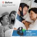 Anti Snoring Chin Strap for CPAP Users with Adjustment,Anti Snoring Chin Strap for Sleeping Comfortable Stop Snoring Solution, Anti Snoring Devices Breathable and Durable,Snore Stopper