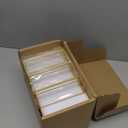 Gold Acrylic Sign Holder 5x7, 16 Pack Wedding Gold Frame Table Number Holders Vertical, Clear Picture Frames Flyer Stands Tables Menu Holder, Double Photo Paper Display Holder for Party, Home, Office