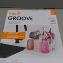 Boon Groove Vertical Baby Bottle Drying Rack - Customizable Drying Rack for Bottles, Toddler Cups, and Baby Accessories - Baby Bottle-Feeding Supplies - Holds 6 Baby Bottles