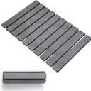 Foldable Stone Bath Mat, Super Absorbent Diatomaceous Earth Mat, Non-Slip Quick Dry Bathroom Shower Mat - 23.6x15.5 Inch for Bathroom, Kitchen, Outdoor Use, Easy Clean Grey