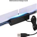MSR90 USB Swipe Magnetic Credit Card Reader 3 Tracks Mini Smart Card Reader MSR605 MSR606 Deftun
