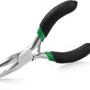 SPEEDWOX 3 Inches Split Ring Opening Pliers, Jump Ring Opening Pliers, Ring Opening Pliers Small, Split Ring Pliers for Small Split Rings Key Chain Jewelry Beading Repair Making Supplies (Black)