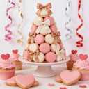 2 x 20Pcs Valentlnes Day Tree Bows Decorations,Galentines Decor Bows Coquette Decorations Bow Hanging String Garlands Lovers Day Decor Wedding Anniversary Birthday Party Supplies