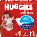 Huggies Size Newborn Diapers, Little Snugglers Baby Diapers, Size Newborn (up to 10 lbs), 84 Count