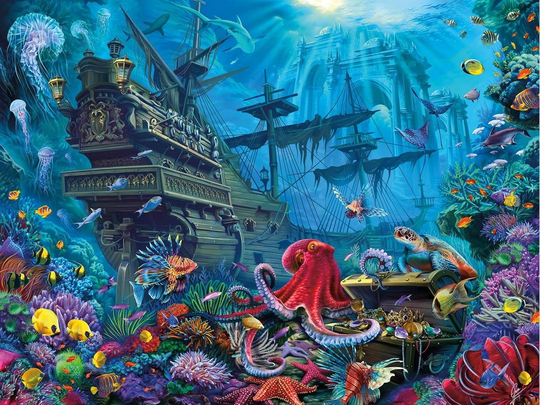Ceaco - Undersea - Glow - 750 Piece Jigsaw Puzzle