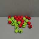 Chalyna 30 Pieces Fruit Stress Ball Toys Red and Green Fruit Stress Relief Squeeze Balls Squeeze Finger Toys for Adults Finger Exercise Carnival Reward Gifts Party Favor Supplies(1.96 Inch)
