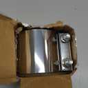 3 inch Exhaust Lap Joint Butt Clamp, Stainless Steel 3" Muffler Band Clamp fit over OD 3 inch Pipes