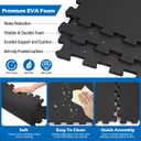 85 * 85 Inch Hot Tub Mat,Inflatable Hot Tub Accessories，Extra Thick Large Hot Tub Eva Foam Pad Padding Foundation for Outdoor Indoor,Portable Spa Pool Accessories Ground Base Flooring Mat Protector