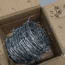 Real Barbed Wire 50ft 18 Gauge - Great for Crafts, Fences, and Critter Deterrent