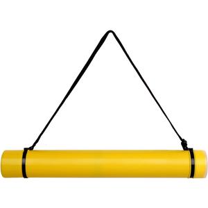 TRANSON Durable Poster Storage Tube with Straps 24"-40" Extendable for Blueprints, Artwork, Maps, Posters Color Yellow