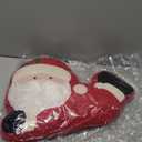 Lanpn Christmas Santa Throw Pillows Christmas Decoration Winter White Throw Pillow Soft Fleece Cute Throw Cushion for Sofa Bedroom Xmas Decor (03 Snowman & Santa)