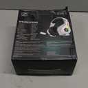 Ozeino Gaming Headset for PC, Ps4, Ps5, Xbox Headset with 7.1 Surround Sound Gaming Headphones with Noise Canceling Mic, LED Light Over Ear Headphones for Switch, Xbox Series X/S, Laptop, Mobile White