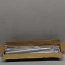 Silver Shower Curtain Rod 35-66 Inches Non-Slip Shower Rod Tension Mounted No Drill Adjustable Tension Curtain Rod for Windows Bathroom (31"-68")