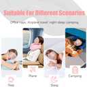 Sleep Mask 100% Light Blocking Eye Mask for Sleeping 3D Memory Foam Eye Covers with Adjustable Strap Night Blindfold for Women Pink